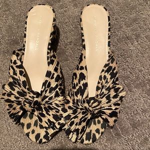 Loeffler Randall Emilia Pleated Knot Mules